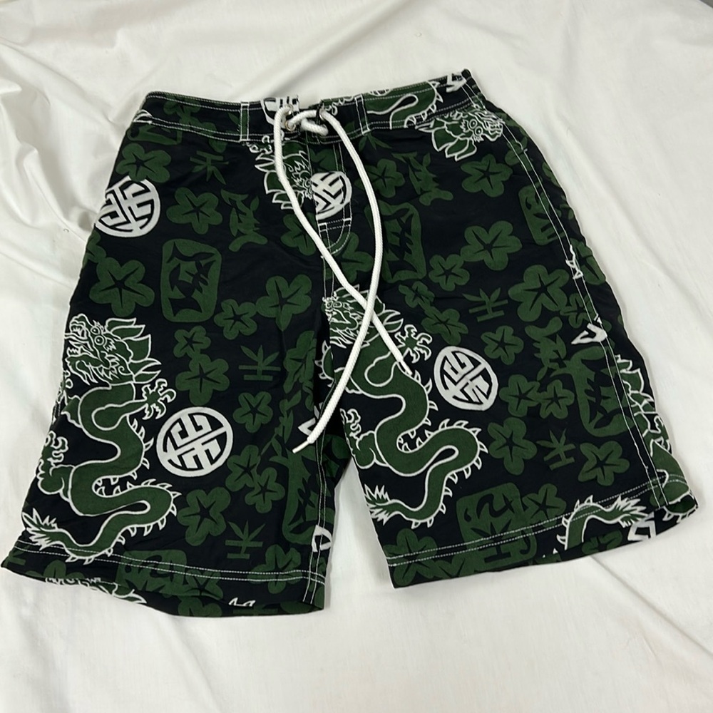 Surfwaves Dragon Themed Board Shorts Size 18/20